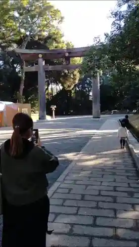 明治神宮の鳥居