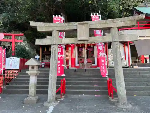 徳島眉山天神社の鳥居