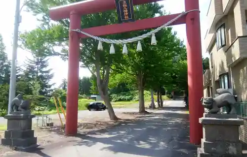 京極八幡神社の鳥居