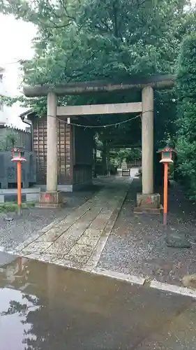 印内八坂神社の鳥居