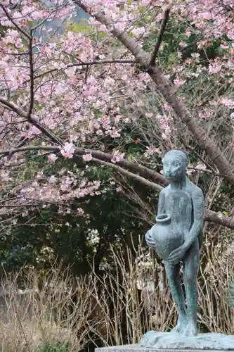 かっぱの寺 栖足寺の狛犬