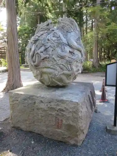 冨士御室浅間神社の狛犬