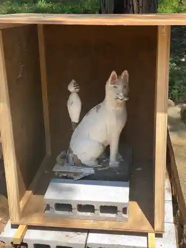 小坂子八幡神社の狛犬