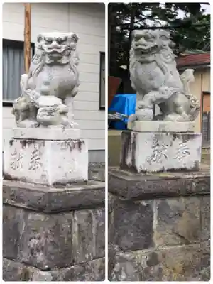 様似住吉神社の狛犬