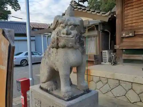 能見神明宮（元能見）の狛犬
