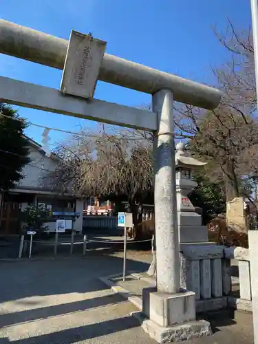 桜森稲荷神社の鳥居