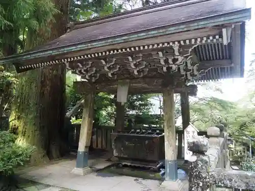 最乗寺（道了尊）の手水舎
