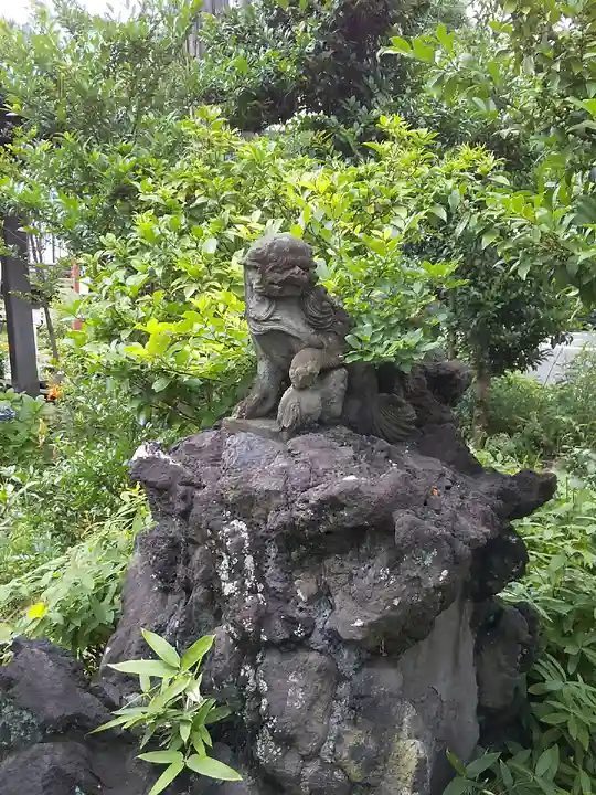 鷺宮八幡神社の狛犬
