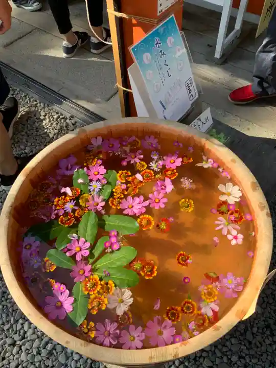 山寺日枝神社の手水舎