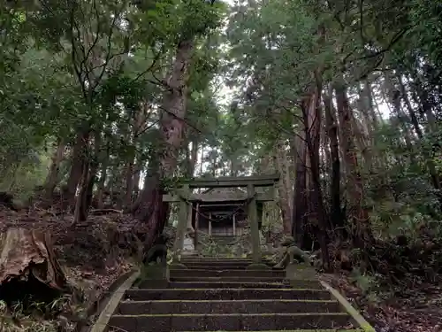 城山神明社の鳥居