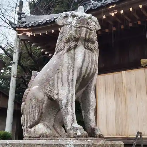 白山社（成岩白山神社）の狛犬