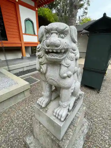 中山寺奥之院の狛犬