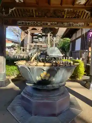 新井薬師(梅照院)の手水舎