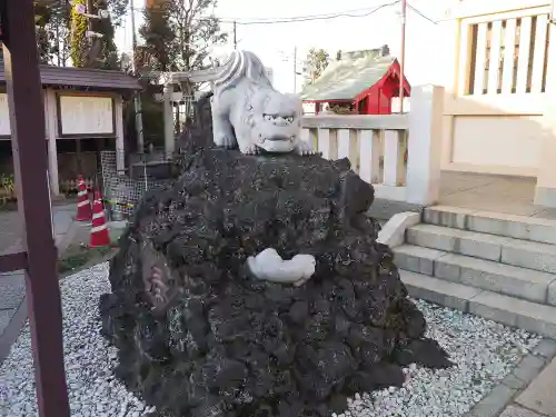 志茂熊野神社の狛犬