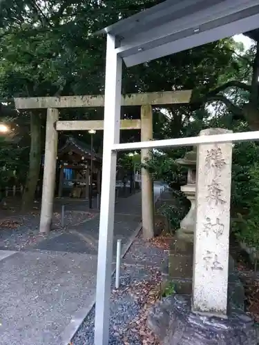 鵜森神社の鳥居