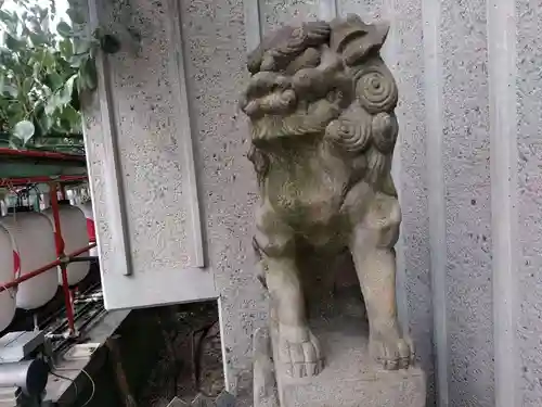 綱敷天神社御旅社の狛犬