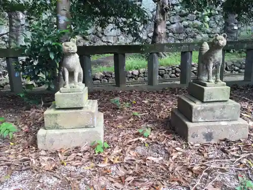 松江神社の狛犬