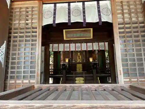 山口縣護國神社の本殿・本堂