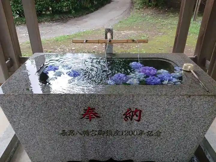 長沼八幡宮の手水舎