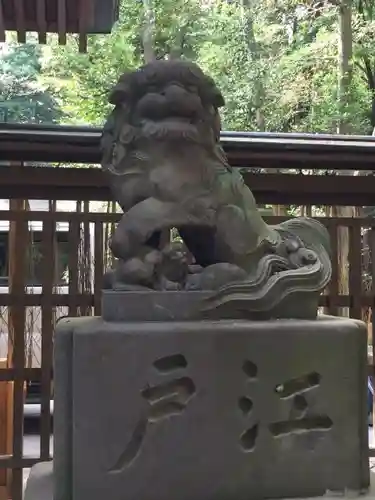 駒木諏訪神社の狛犬