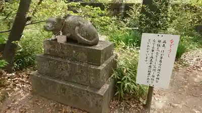鳥飼八幡宮の狛犬