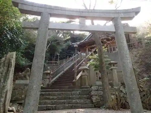 那祖師神社の鳥居