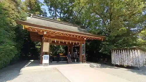 寒川神社の手水舎