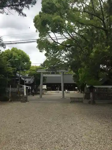 安久美神戸神明社の鳥居