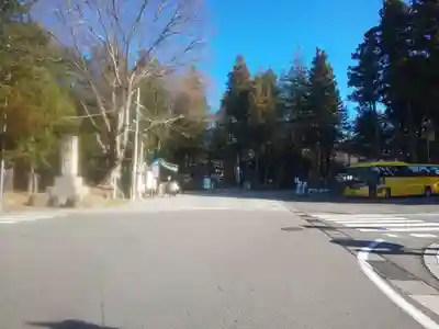 諏訪大社下社秋宮の周辺