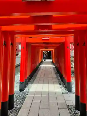 東京羽田 穴守稲荷神社の鳥居