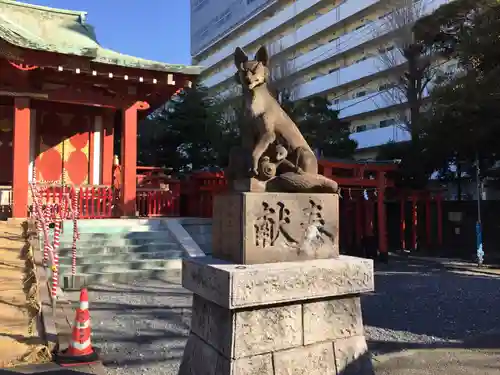 東京羽田 穴守稲荷神社の狛犬