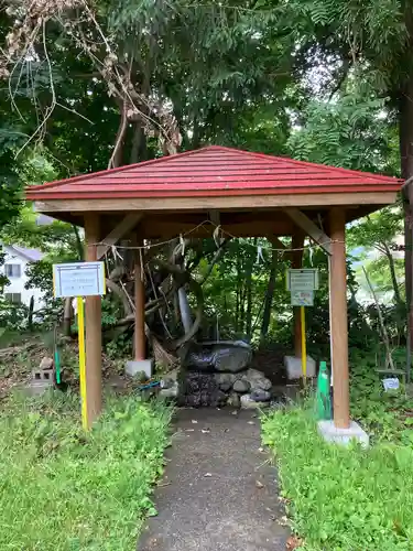 定山渓神社の手水