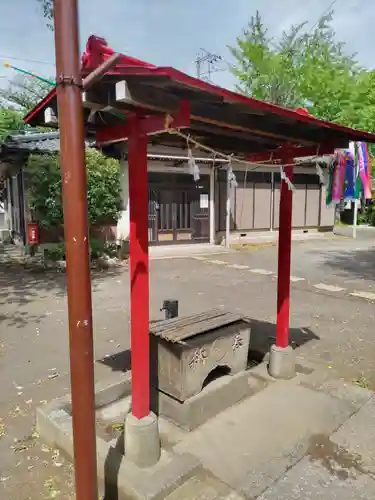 上戸田氷川神社の手水舎