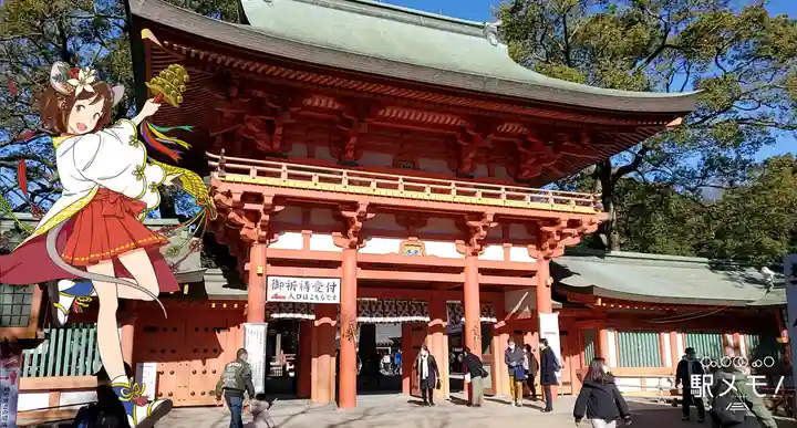 武蔵一宮氷川神社の山門・神門