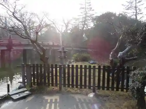 嚴島神社 (京都御苑)の自然