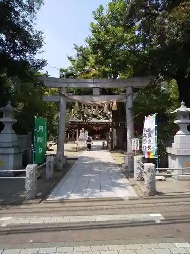 新田神社の鳥居