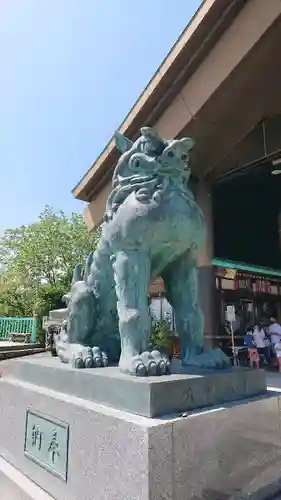 常陸国出雲大社の狛犬