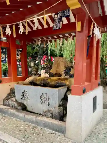 浅草神社の手水舎