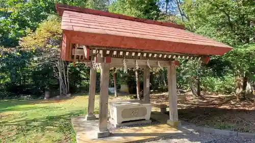 興部神社の手水