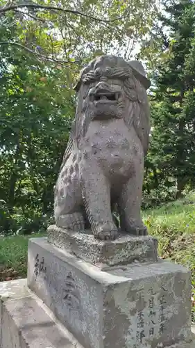 材木澤神社の狛犬