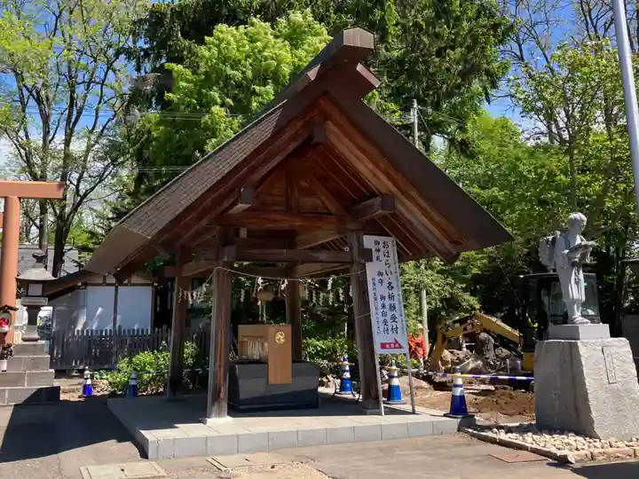 旭川神社の手水舎