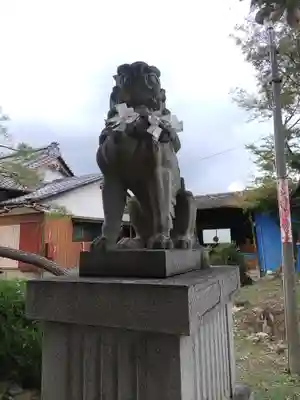 島田八坂神社の狛犬