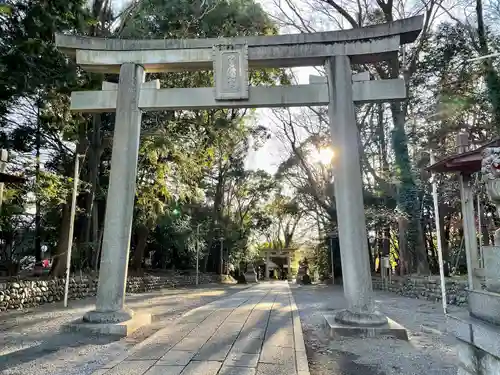 谷保天満宮の鳥居