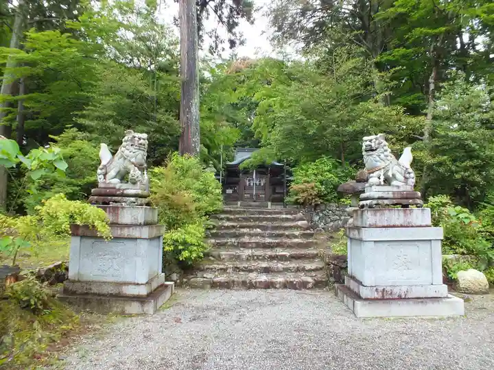 小椋神社の狛犬