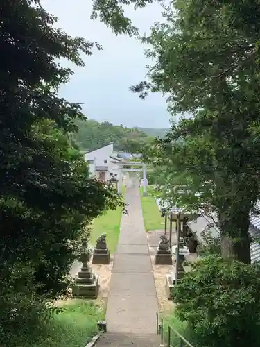 日月神社の鳥居