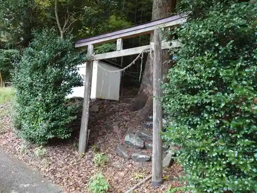 上黒川諏訪神社の鳥居