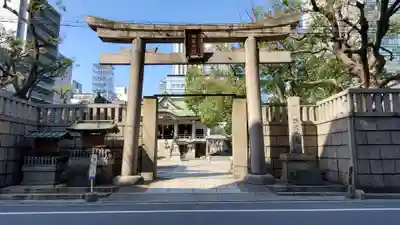 難波神社の鳥居
