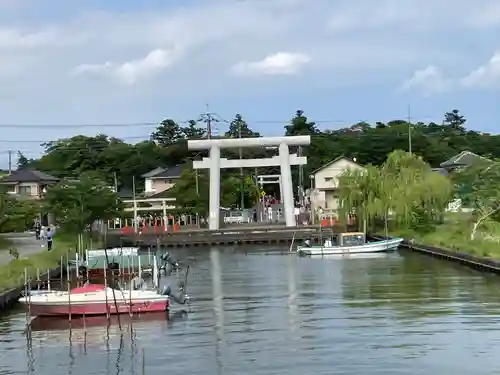 息栖神社の鳥居