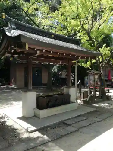 越谷香取神社の手水