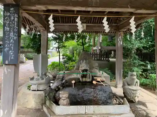 大宝八幡宮の手水舎